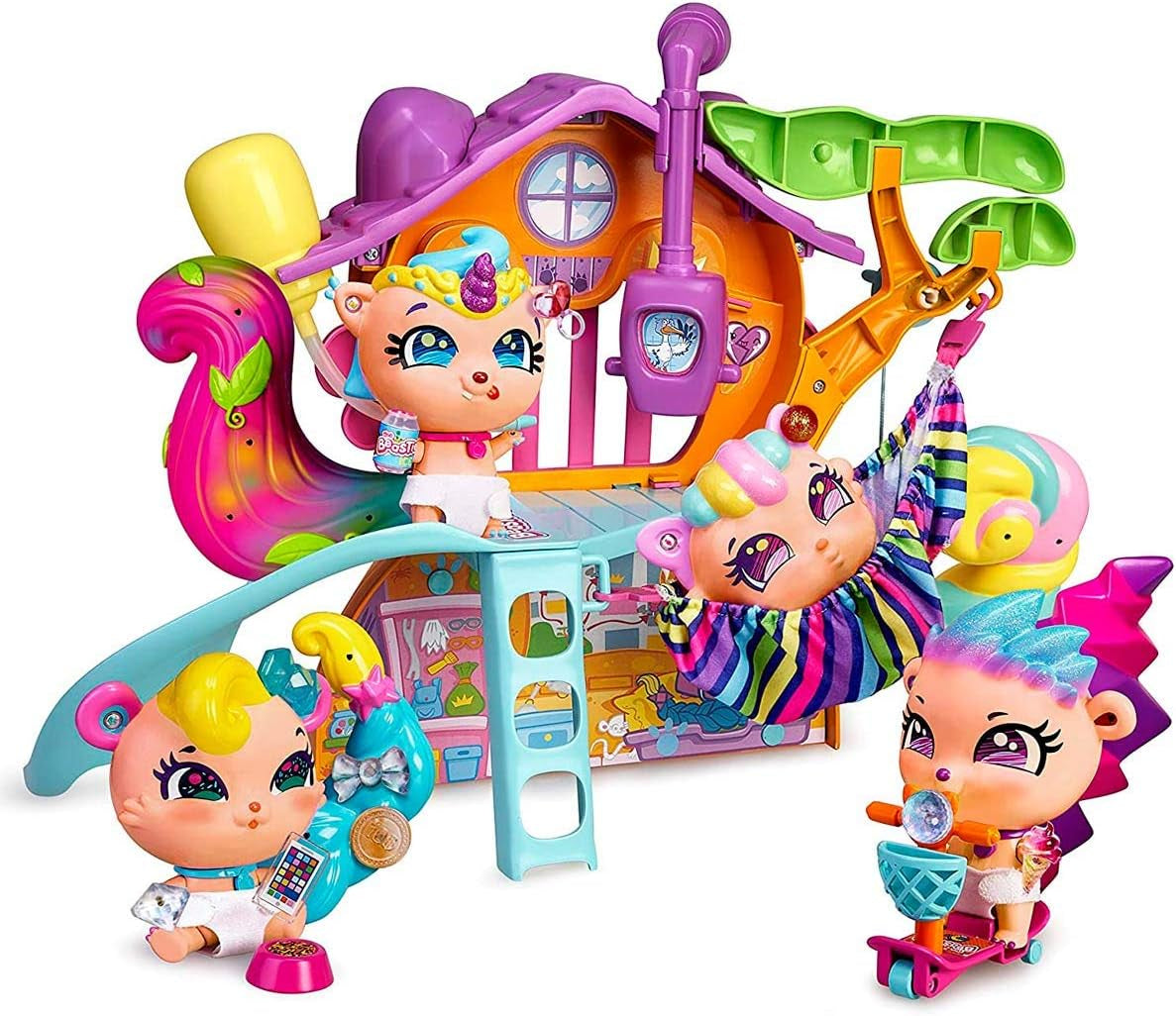 The Bellies from Bellyville - Beetree House, Beasties House Bellies barátok, babatartozékok, ajándékok (Famosa 700015795) Naty Shop Babaházak