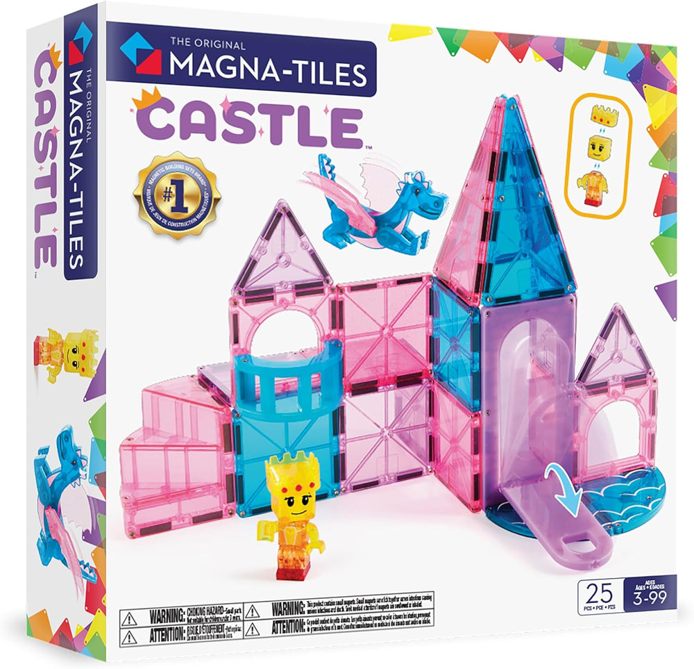 Castle 25-teiliges Magnetbauset - Die Originale Magnetbaumarke