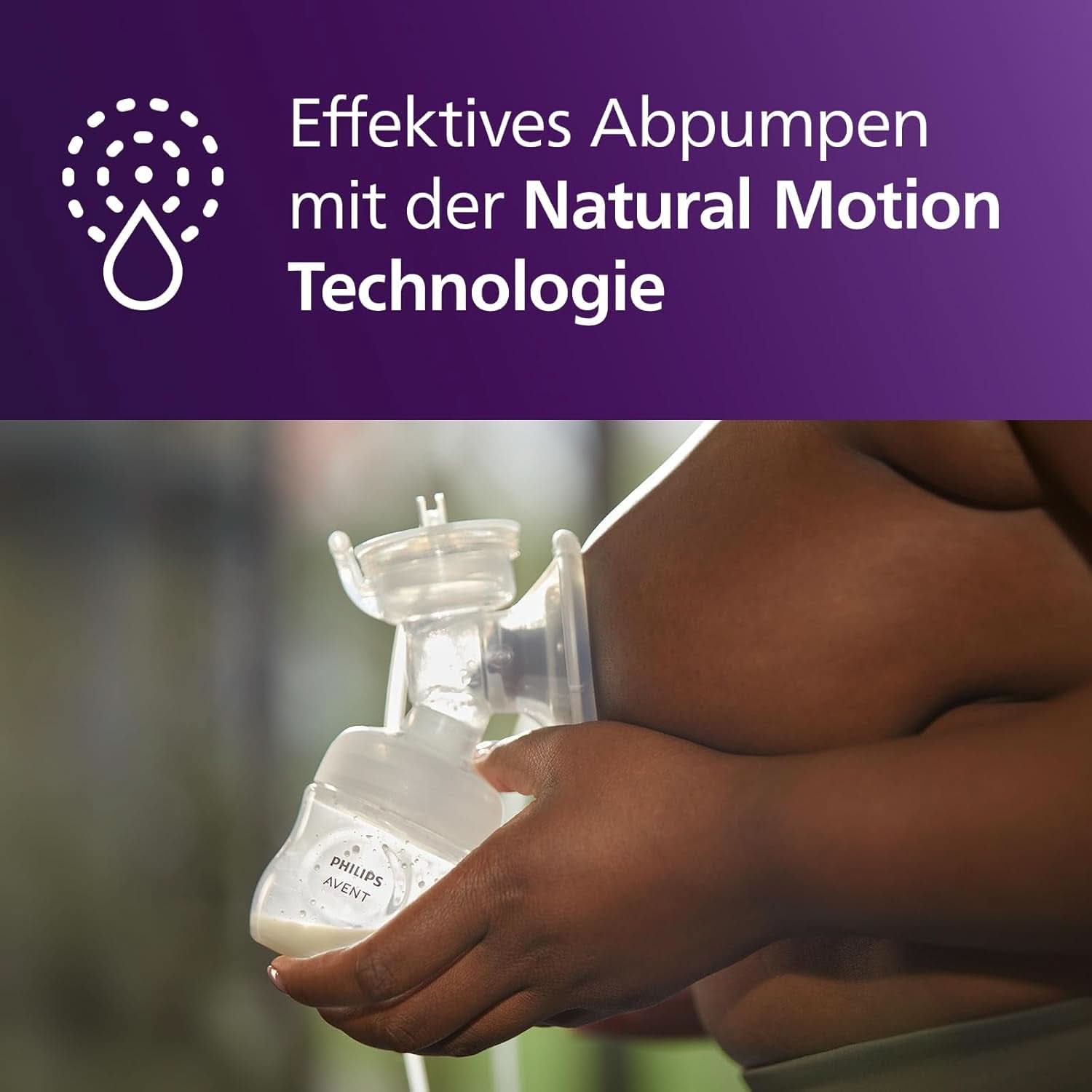 Elektronische Philips Avent Einzelmilchpumpe Premium - Mit Natural Motion Technologie, Wiederaufladbarem Akku, Timer-Anzeige (Modell SCF396/31) Kiegészítők Élelmiszer és szoptatás Bebe Naty Shop