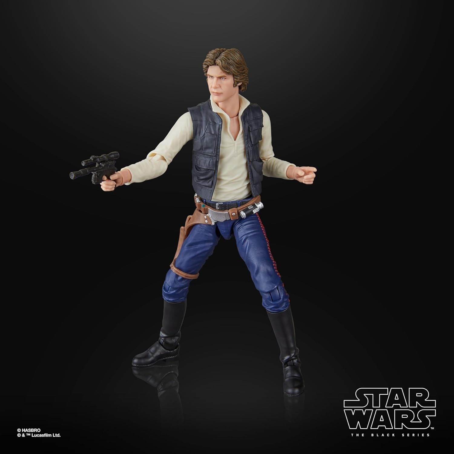 Star Wars The Black Series Han Solo, Star Wars: A Hope Premium Collectible akciófigura (15cm) Akciófigurák Naty Shop