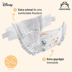 Amazon márka: Mama Bear Disney Ultra Dry pelenkák, 3-as méret (4-9 kg) - Havi doboz, fehér, 172 darab (2 86 darabos csomag)