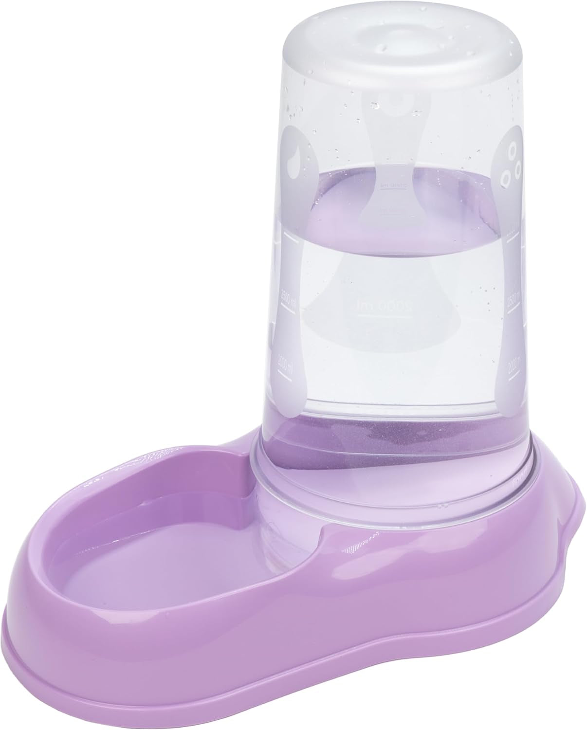 Ferplast Futter- oder Wasserspender für Hunde und Katzen AZIMUT 600 Futtertrog Water 0,6 liter, Rutschfester Boden, 12,5 x 19 x ma 19,5 cm kék