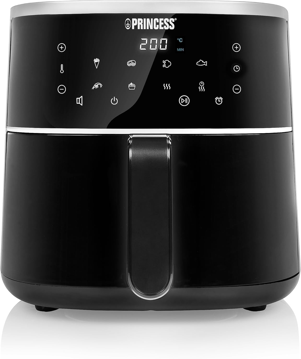 Princess Digital Hot Air Fryer - Változtatható tálkapacitás - maximum 8 liter - 6 előre beállított program Készülékek Naty Shop 4 liter