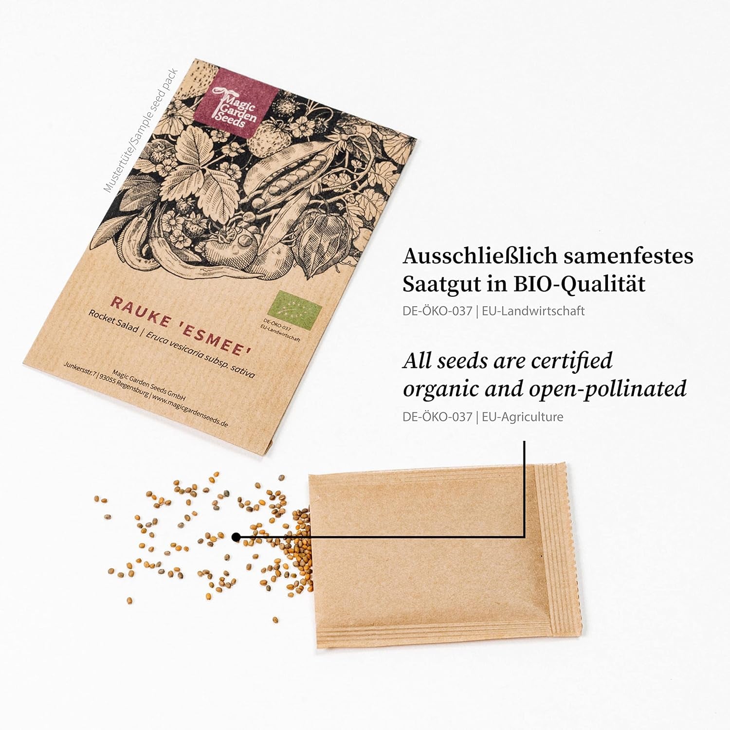 Kedvenc növényeink: Évelők és Nyári Virágok Virágkedvelőknek (Organic) - Magvak ajándékkészlet 6 kedves fajtával egy vad virágrobbanáshoz - boldoggá tesz!