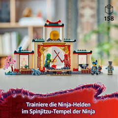 LEGO NINJAGO Spinjitzu Ninja templom - Játékkészlet 4 minifigurával és 1 sárkányfigurával - Építőkészlet - Karácsonyi vagy születésnapi ajándék fiúknak és lányoknak 4 éves kortól 71831 Építőkészletek Besuche den LEGO-Store