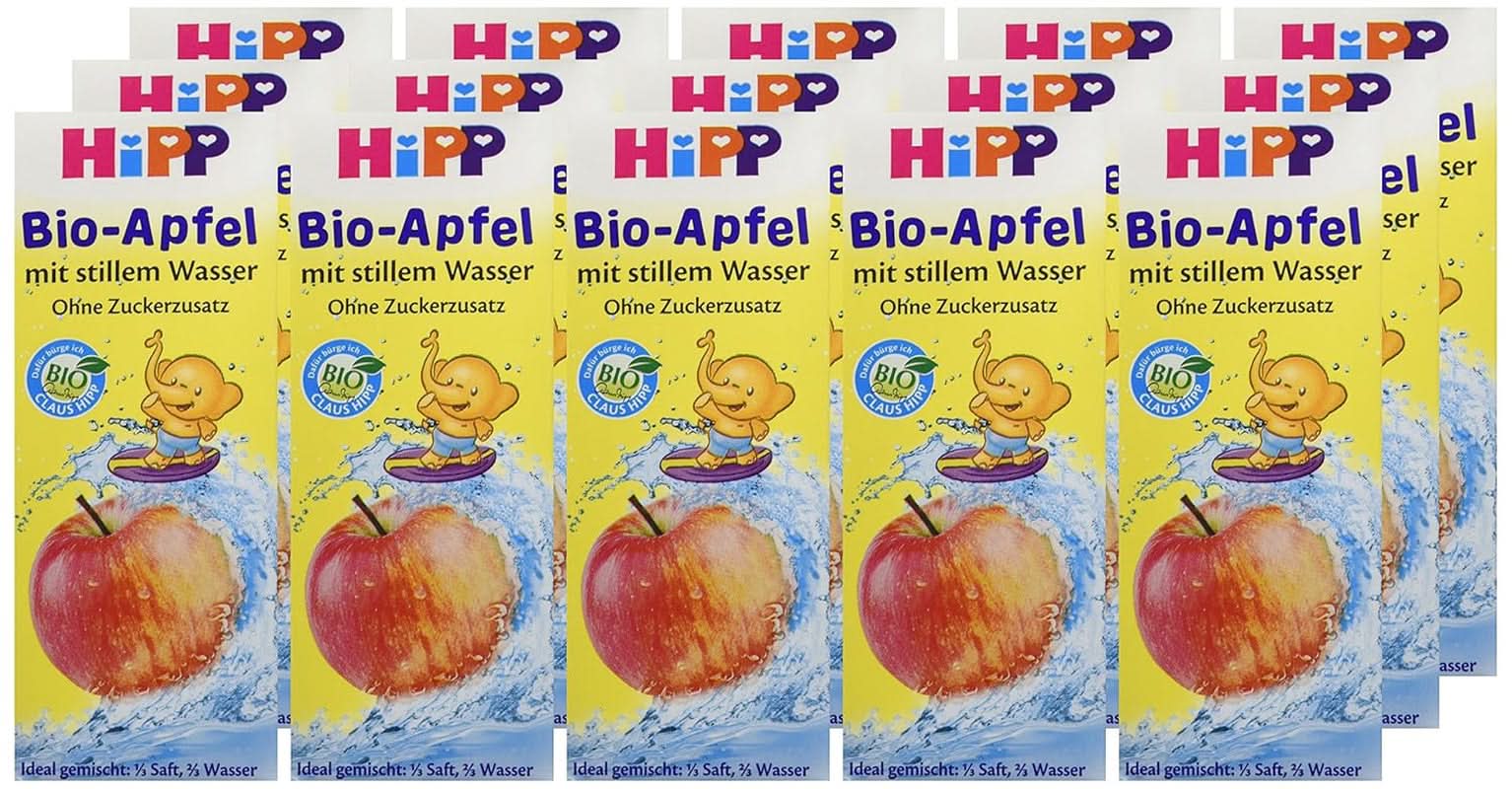 Hipp bio almalé sima vízzel, 15 db-os kiszerelésben (15 x 200 ml) Mother and Child Naty Shop