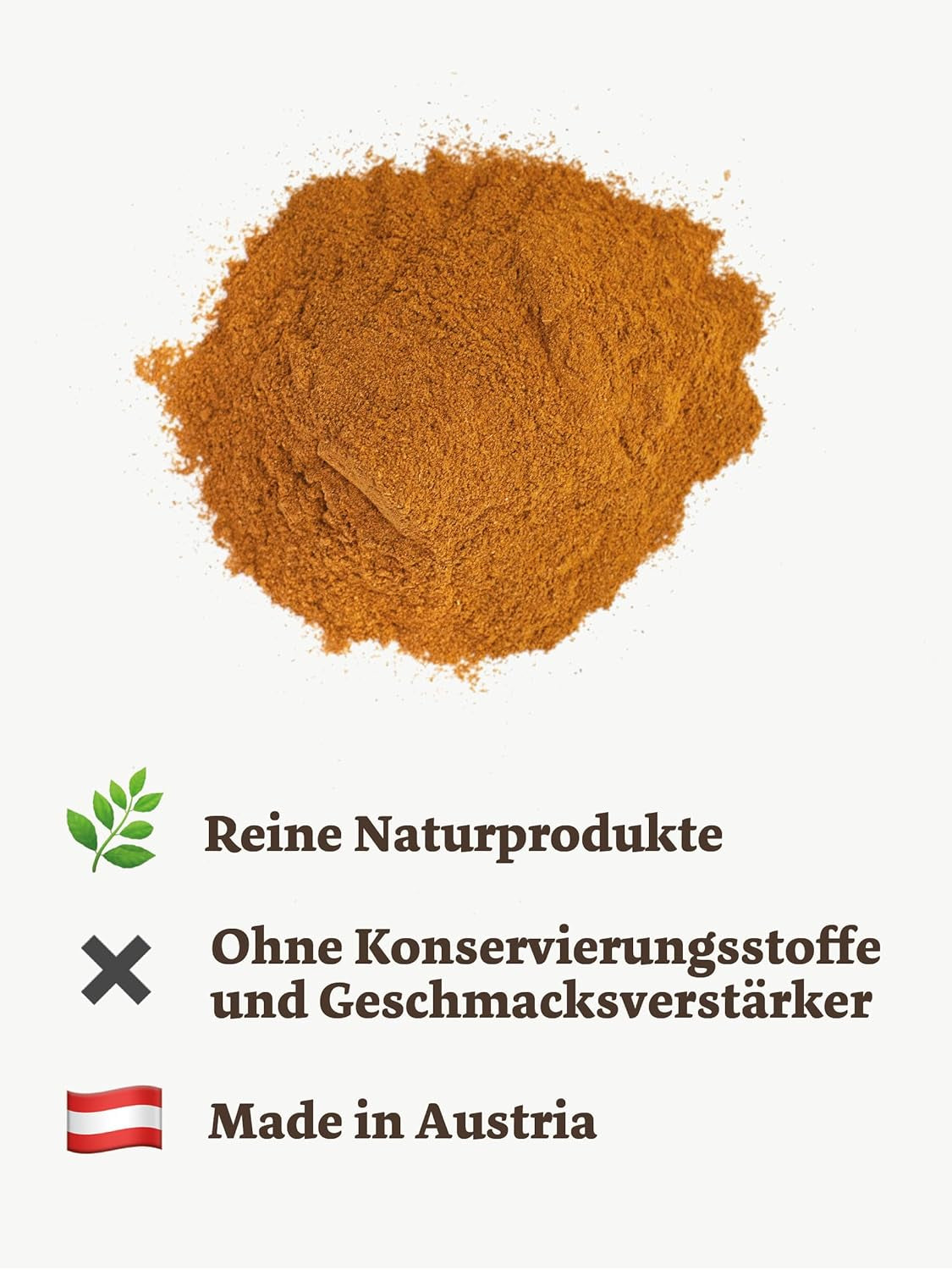 Kotányi Zimt gemahlen, würzig-süßer Geschmack, veredelt Milchreis, Gebäck, Desszertek, Üveg 80 ml