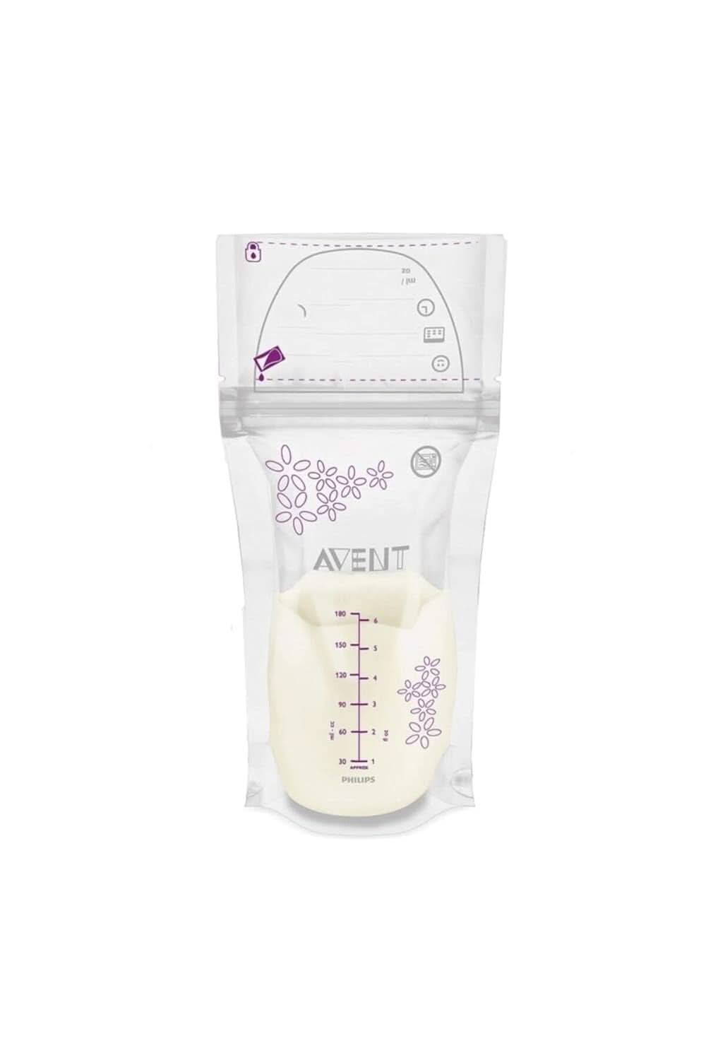 Philips Avent anyatejes zacskó 180 ml anyatej tárolására és fagyasztására, SCF603/25, Elősterilizált, 25 darab Kiegészítők Élelmiszer és szoptatás Bebe Naty Shop