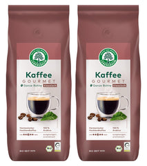 LEBENSBAUM 2x Kaffee Gourmet Klassisch, ganze Bohne, Bio Kaffee aus Arabica-Bohnen, Intensität 3/5, ausgewogener, aromatischer Genuss, 2 x 1 kg…