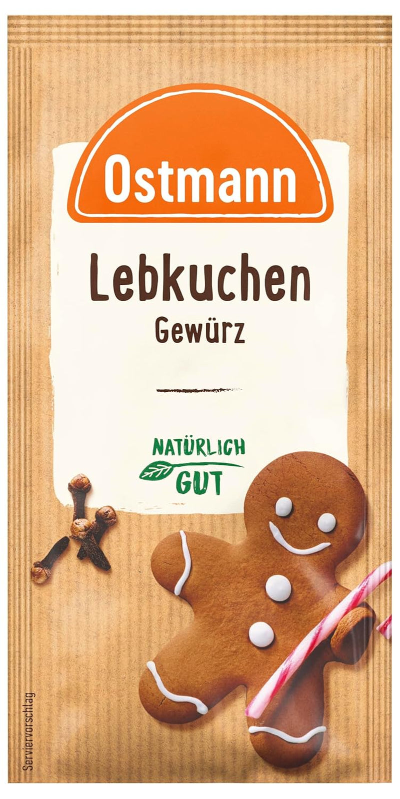 Ostmann Gewürze – Lebkuchen-Gewürz | Gewürzmischung für Leb- und Honigkuchen | Ideális péksüteményekhez és desszertekhez télen és karácsonykor 15 g zsákban