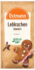 Ostmann Gewürze – Lebkuchen-Gewürz | Gewürzmischung für Leb- und Honigkuchen | Ideális péksüteményekhez és desszertekhez télen és karácsonykor 15 g zsákban
