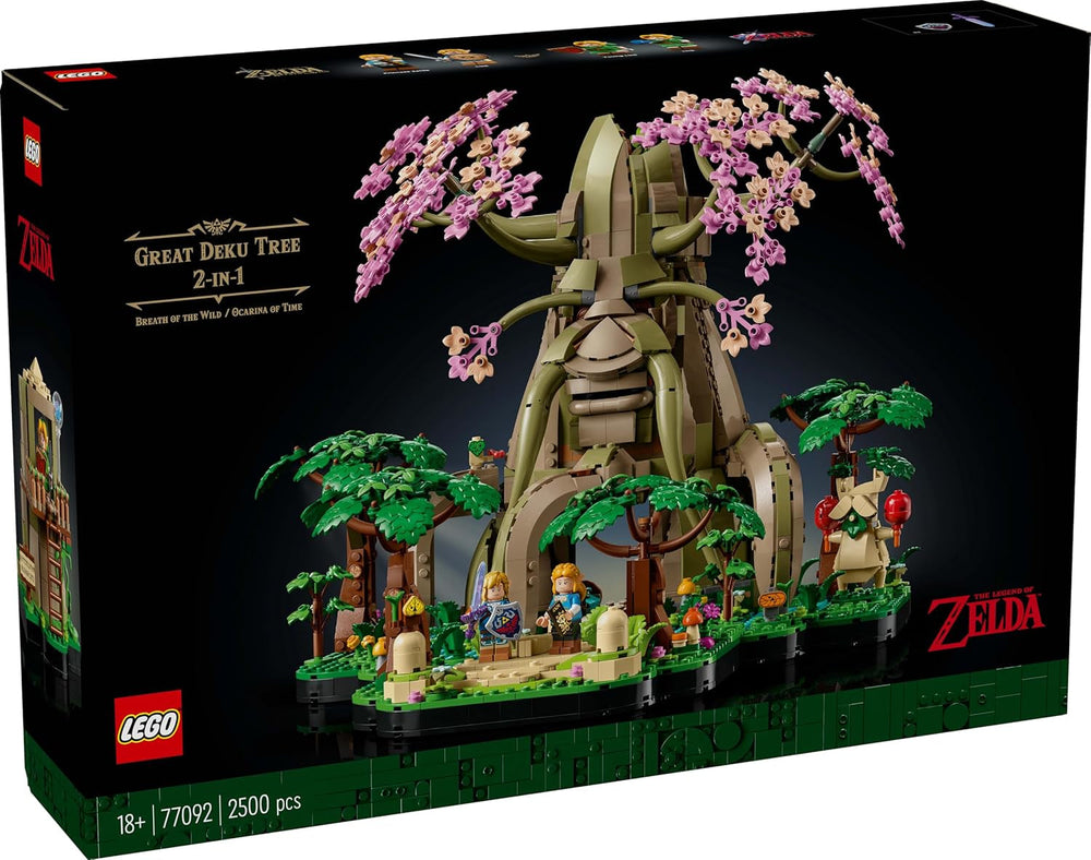 LEGO The Legend of Zelda Deku Tree 2-Az 1-ben - gyűjthető darab Zelda hercegnővel és 3 Link minifigurával - építőkészlet felnőtteknek és ajándékötlet videojáték-rajongóknak - 77092 Építőkészlet Besuche den LEGO-Store
