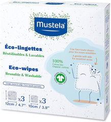 100% GOTS pamut újrafelhasználható test- és sminkpelenkák csecsemőknek és az egész családnak - Tisztítja a bőrt és felszívja a szennyeződéseket, érzékeny bőrre is alkalmas (6 csomag)