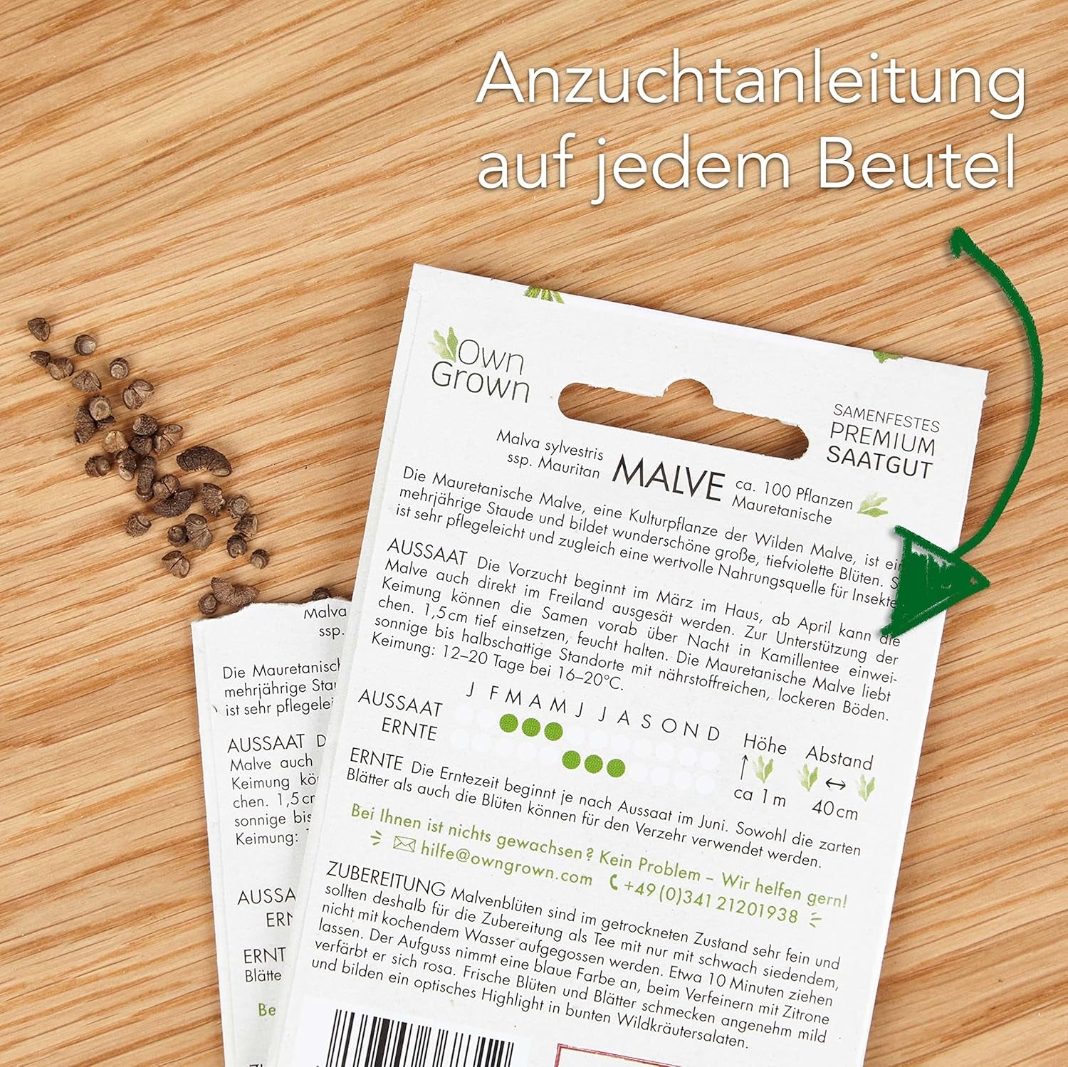 Tea magkészlet: 8 fajta mag erkélyre és kertre - menta, kamilla, ánizs, csalán, mályva - növényi magvak - tea - teásdoboz - Saját termesztésű növények