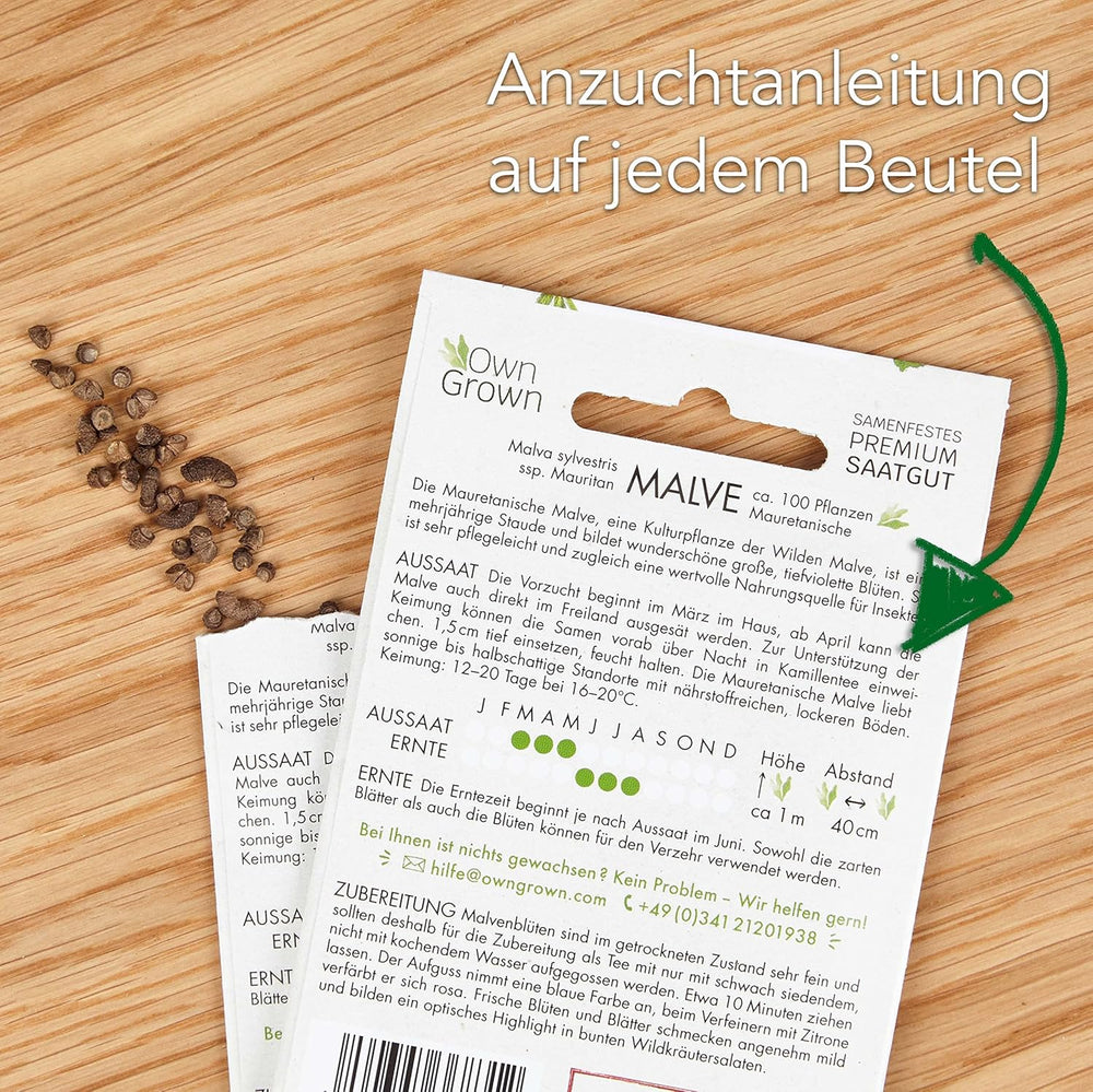 Tea magkészlet: 8 fajta mag erkélyre és kertre - menta, kamilla, ánizs, csalán, mályva - növényi magvak - tea - teásdoboz - Saját termesztésű növények