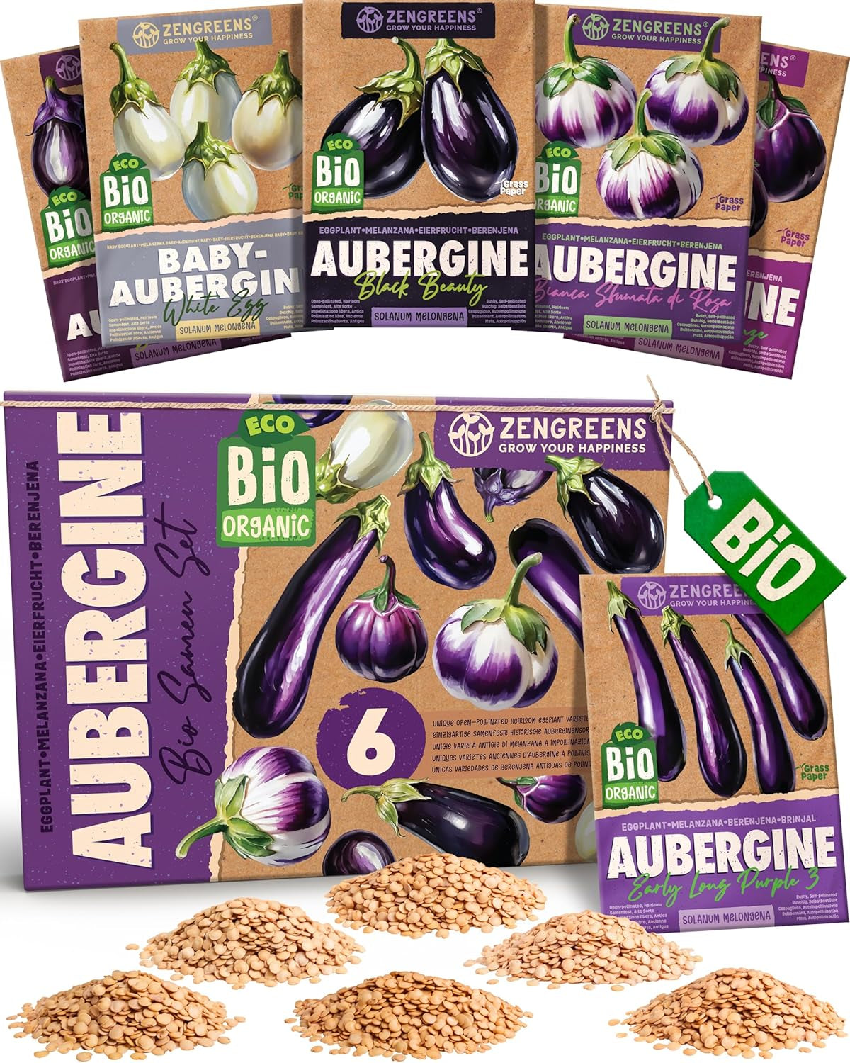 Bio Wintergemüsesamen Im 20Er Set - 20 Winter Gemüse Samen Für Den Einfachen Anbau Im Garten, Balkon Oder Hochbeet - Pflanzensamen - Saatgut