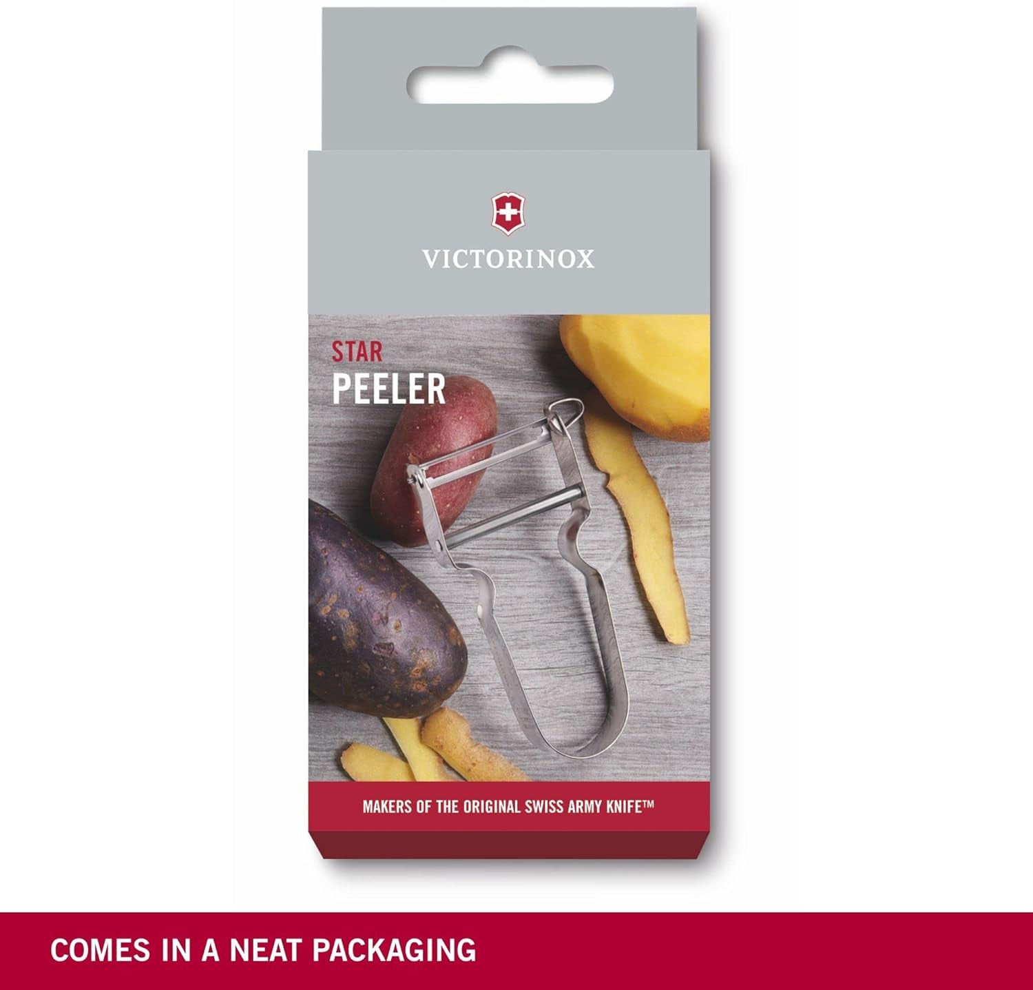 Victorinox STAR hámozó, Burgonyahámozó, Kétélű, Inga pengével Hámozó Naty Shop