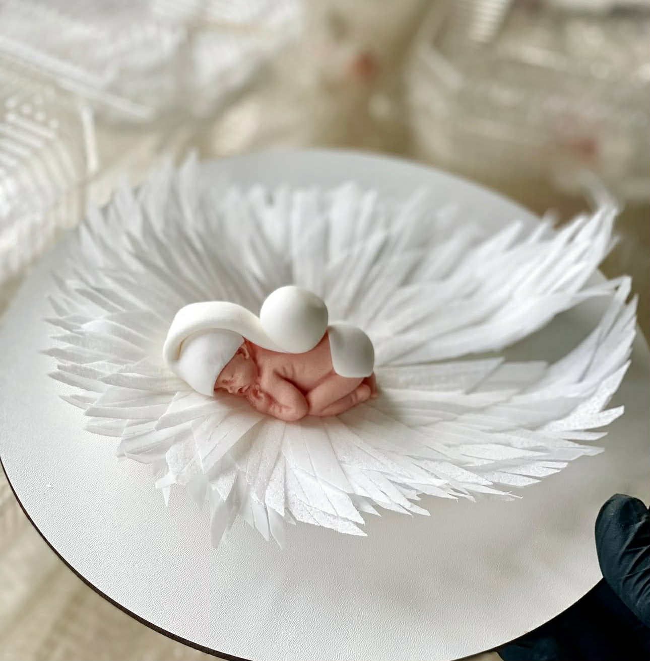 Ehető dekoráció, Keresztelő, Kalap