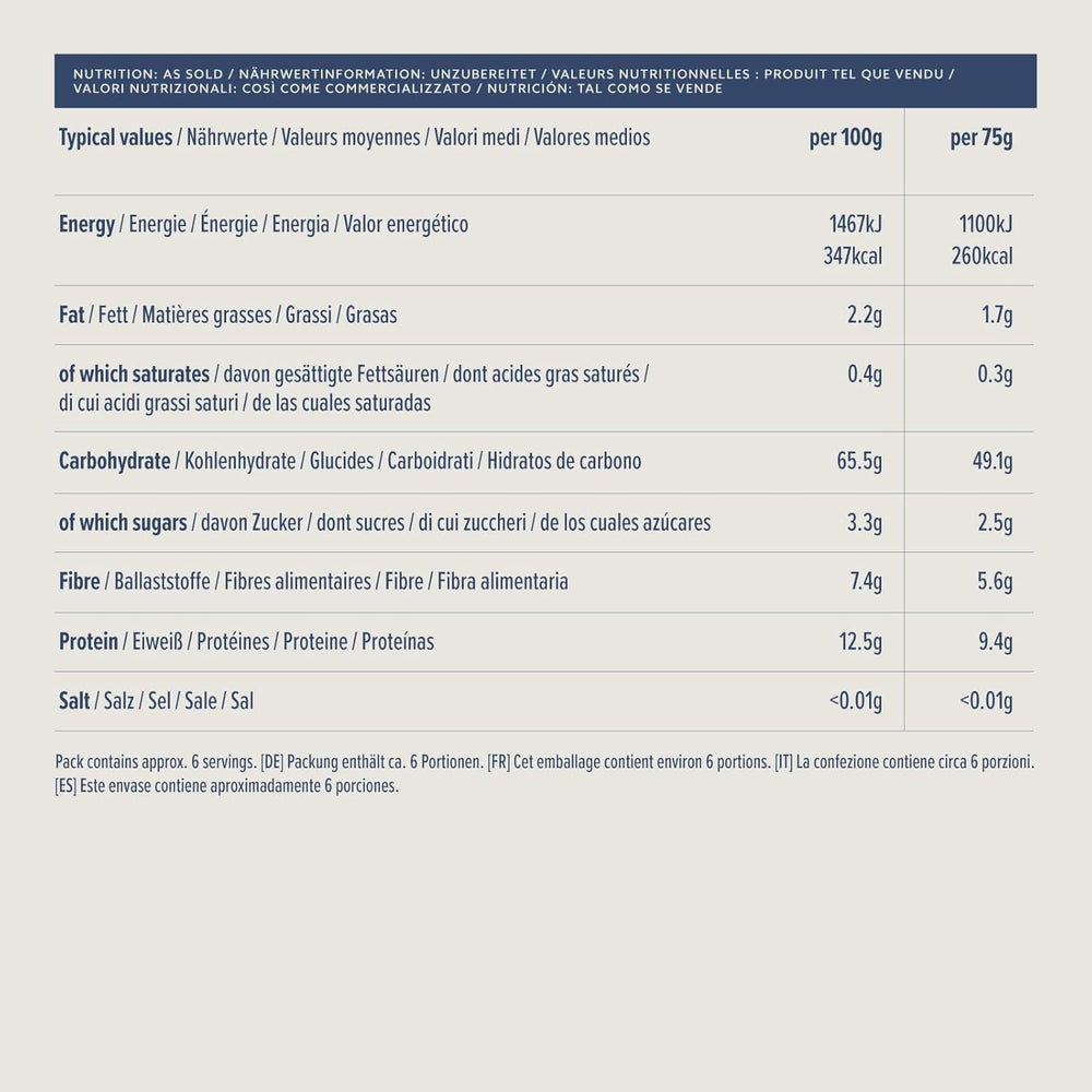 Teljes kiőrlésű spagetti az Amazonról, 500g