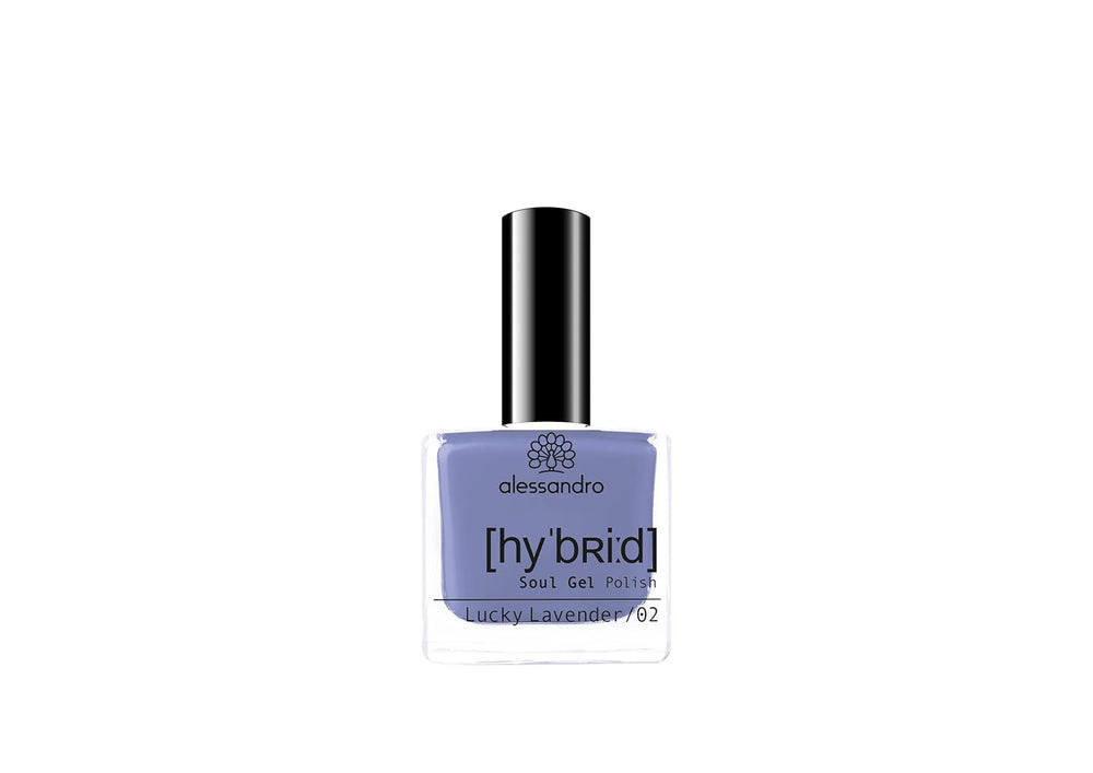 Oja hibridă Alessandro Lucky Lavender – nuanță lavandă – Unghii perfecte în doar 3 pași, fără LED – Rezistă până la 10 zile!
