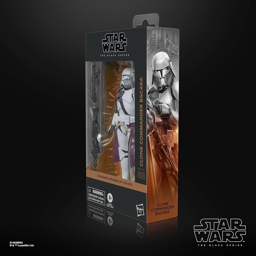 Star Wars Black Series klónparancsnok, Bacara, Star Wars: Ahsoka Premium gyűjthető figura (15 cm) Akciófigurák Naty Shop