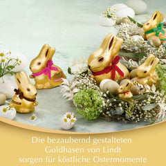 Lindt Chocolate Gold Bunny Caramel & Salt | 100g | Sós karamell tejcsokoládé húsvétra | Húsvéti csokoládé | Ajándék csokoládé | Csokoládé nyuszi | húsvéti nyuszi