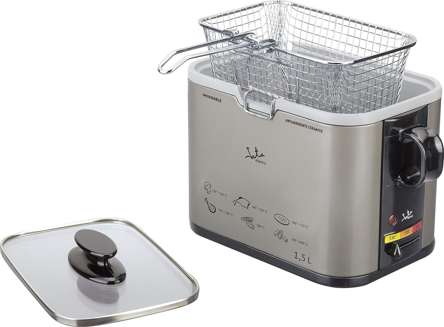 Tamaño FR326E - Fritőz, 1000 Watt, 1,3 literes Naty Shop Appliances