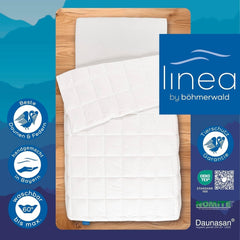 Allnights - Könnyű komfort paplan 135X200 100% új toll és pehely, allergiások számára is alkalmas, 60°C-ig mosható, német gyártmány Paplanok és paplanok Naty Shop