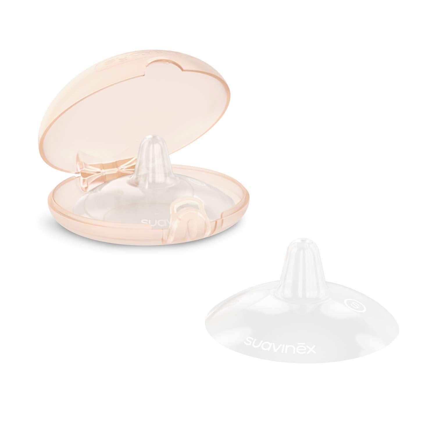 Suavinex Brustpolster Aus Silikon, Größe S, 2 Stück kiegészítők Élelmiszer és szoptatás Bebe Naty Shop