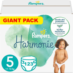 PAMPERS Harmony pelenka 5-ös méret, 123 db (11-16 kg)