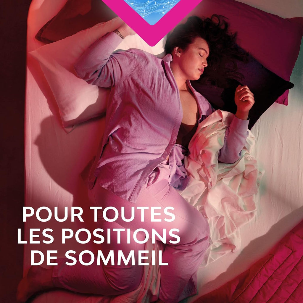 Șervețele igienice Ultra Goodnight cu aripi - Flux Very Abondants - 10 șervețele în plicuri individuale