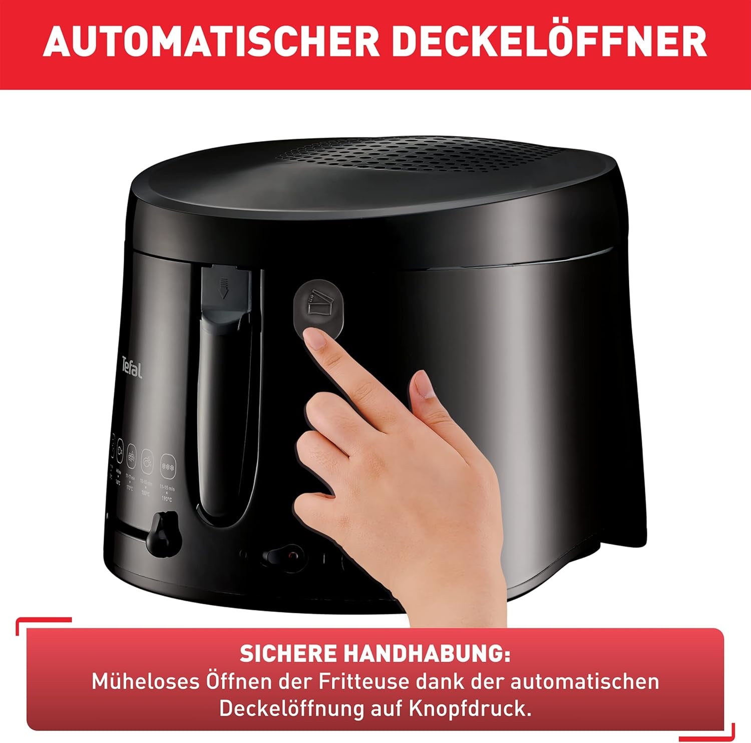 Tefal Maxi Fry Fryer, Cool Wall technológia, 1,2 kg, állítható termosztát Appliances Naty Shop