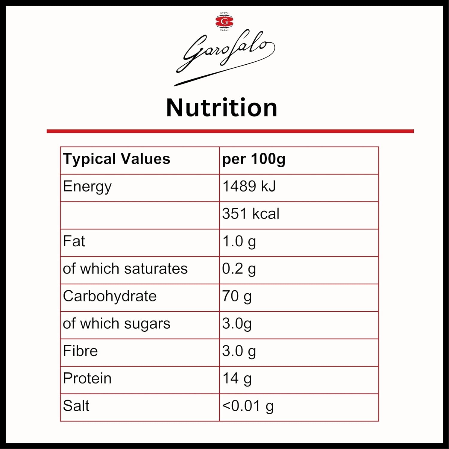 Orecchiette tészta, 500 g