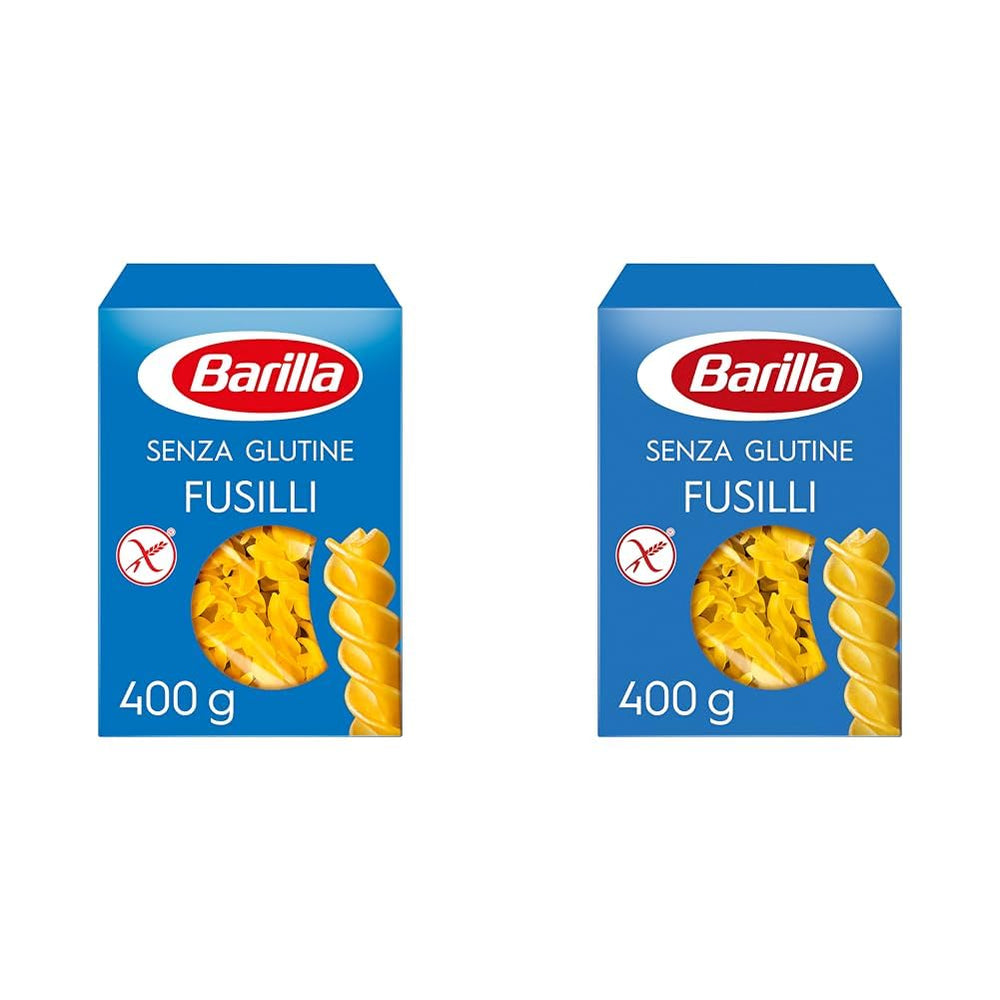 Gluténmentes Barilla Fusilli tészta finom kukoricából és rizsből - tökéletes cöliákiában vagy gluténérzékenységben szenvedőknek 400g
