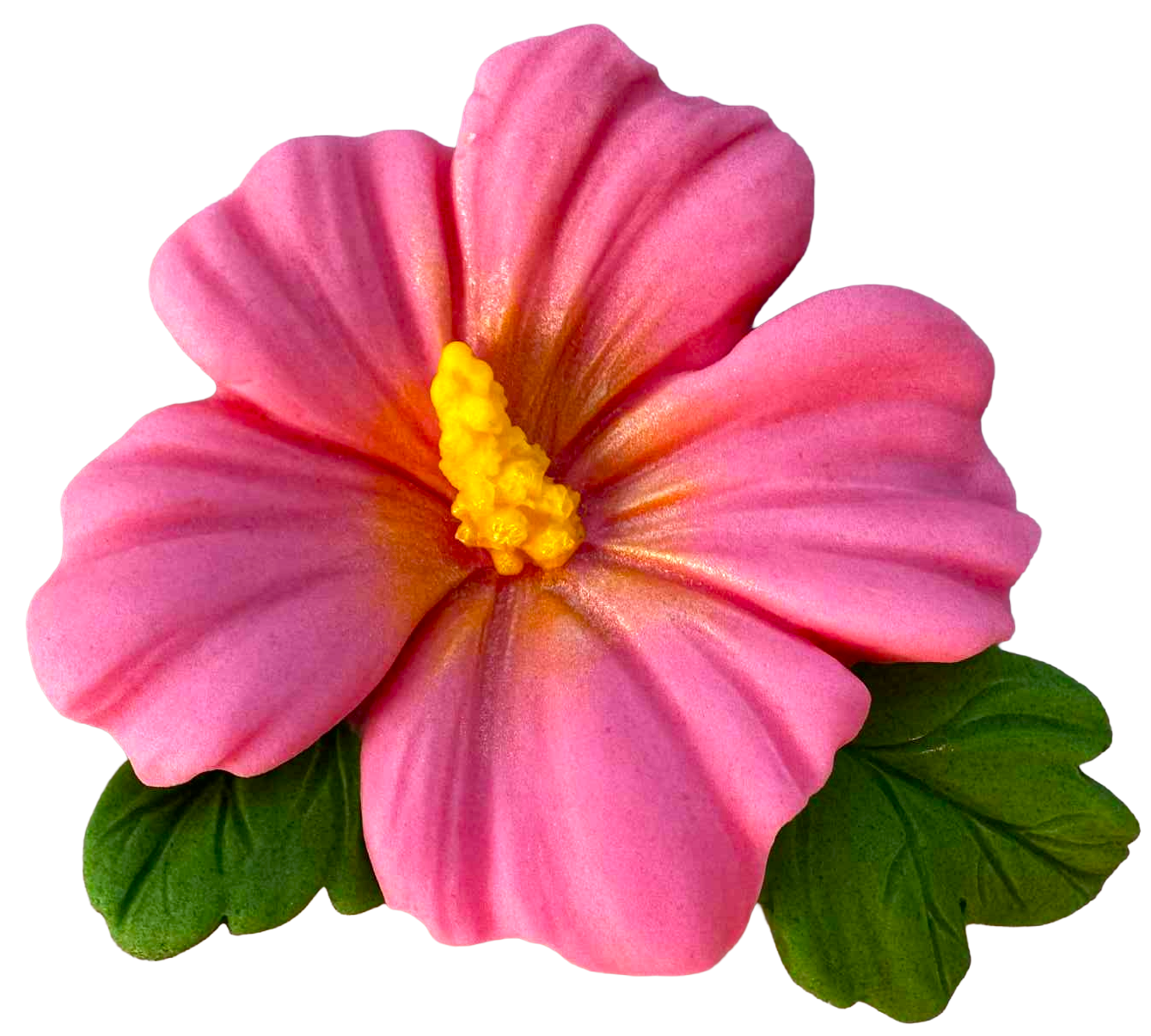 Ehető hibiszkuszvirág – 9,5 cm, tortadísz rendelésre