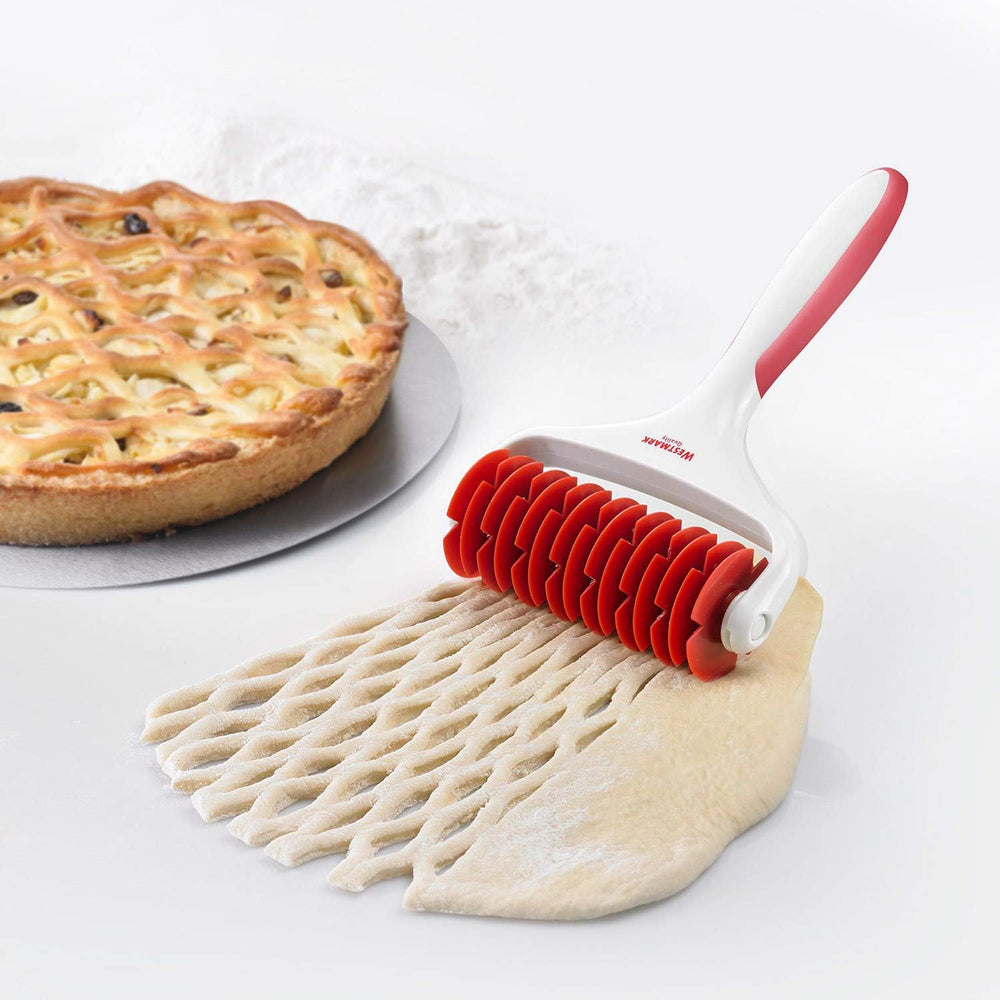 Westmark Gitterroller, hossz: 19,5 cm, Kunststoff, Weiß/Rot, 32182270