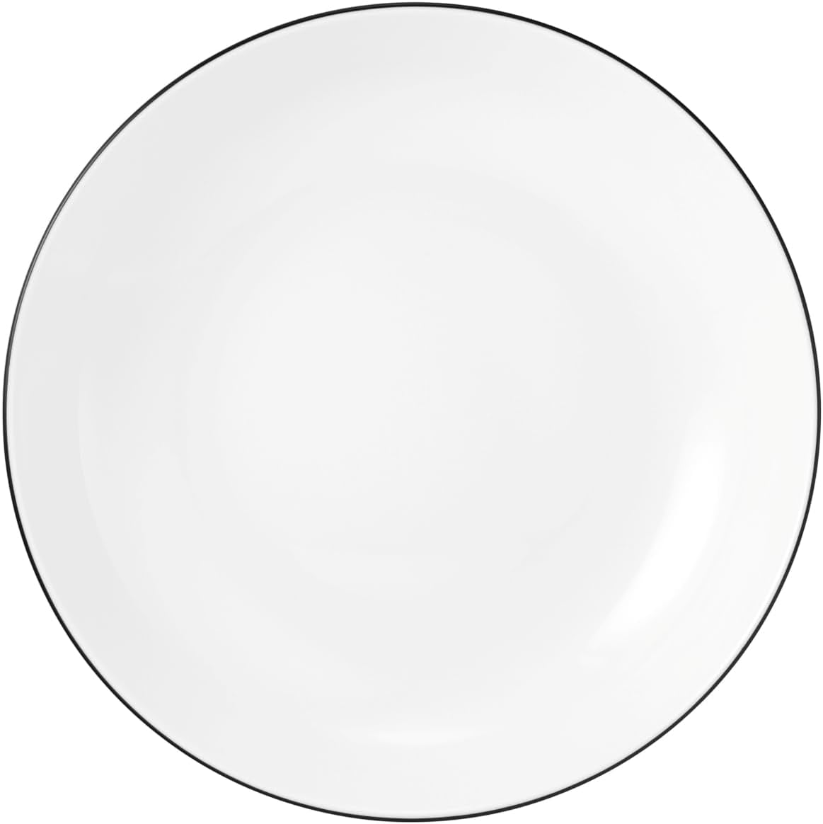 Set de veselă Seltmann Weiden 001.737148 Lido - 6 farfurii de cină + 6 farfurii de fond - 12 piese - Black Line