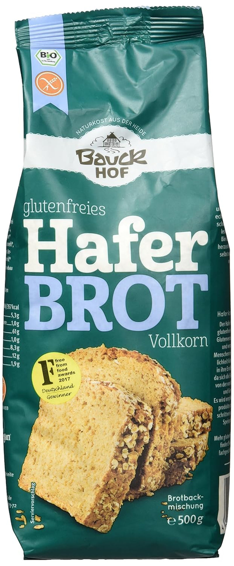 Bio Haferbrot Brotbackmischung, 500 G Naty Shop 500 G (1 Er Pack)