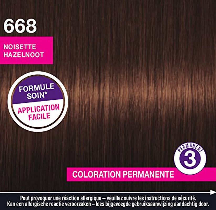 Perfect Mousse spumă de colorare permanentă, 668 Hasellnuss Vopsea pentru par Naty Shop