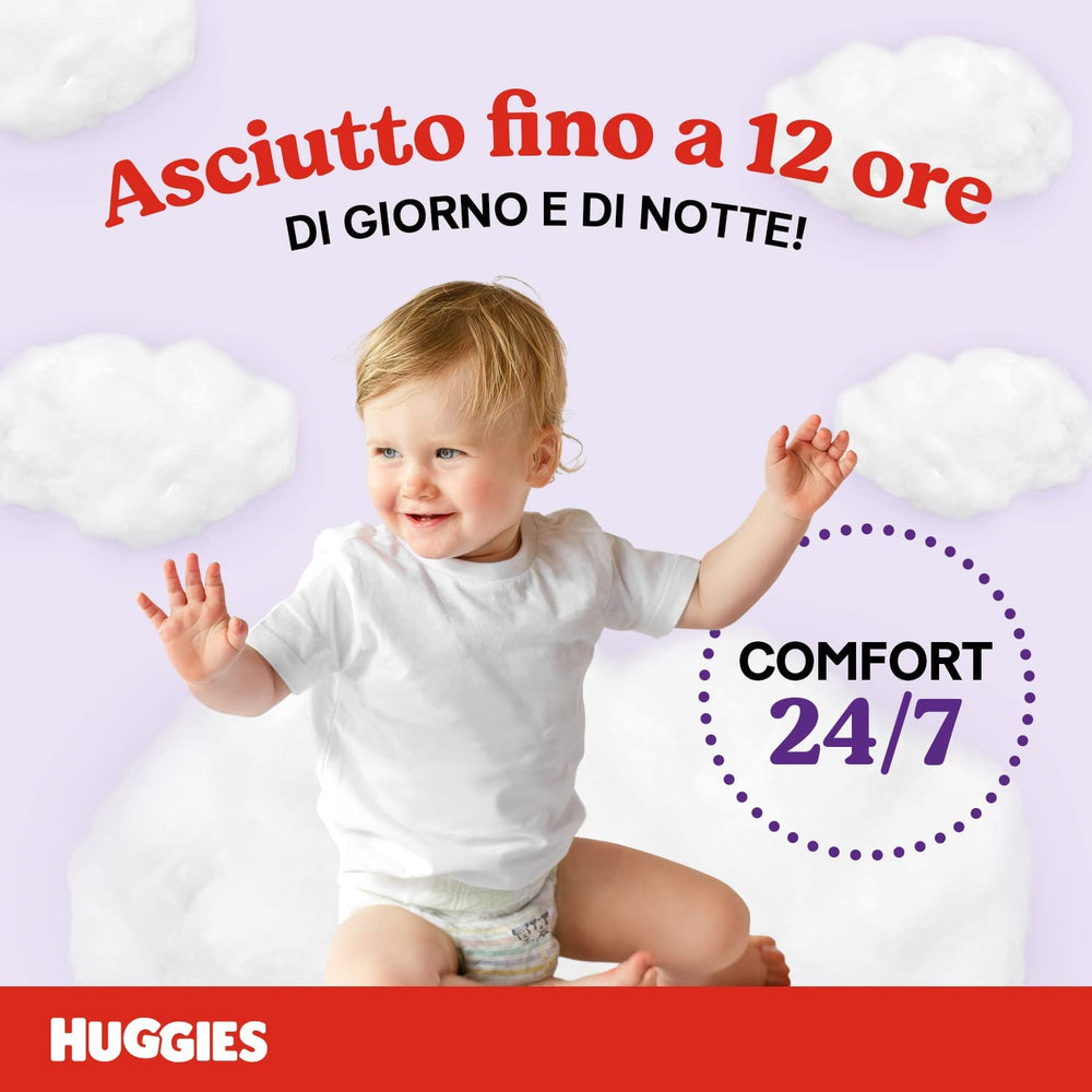 Huggies Ultra Comfort pelenkák, 4-es méret (9-14 kg), 72 db pelenka csomag