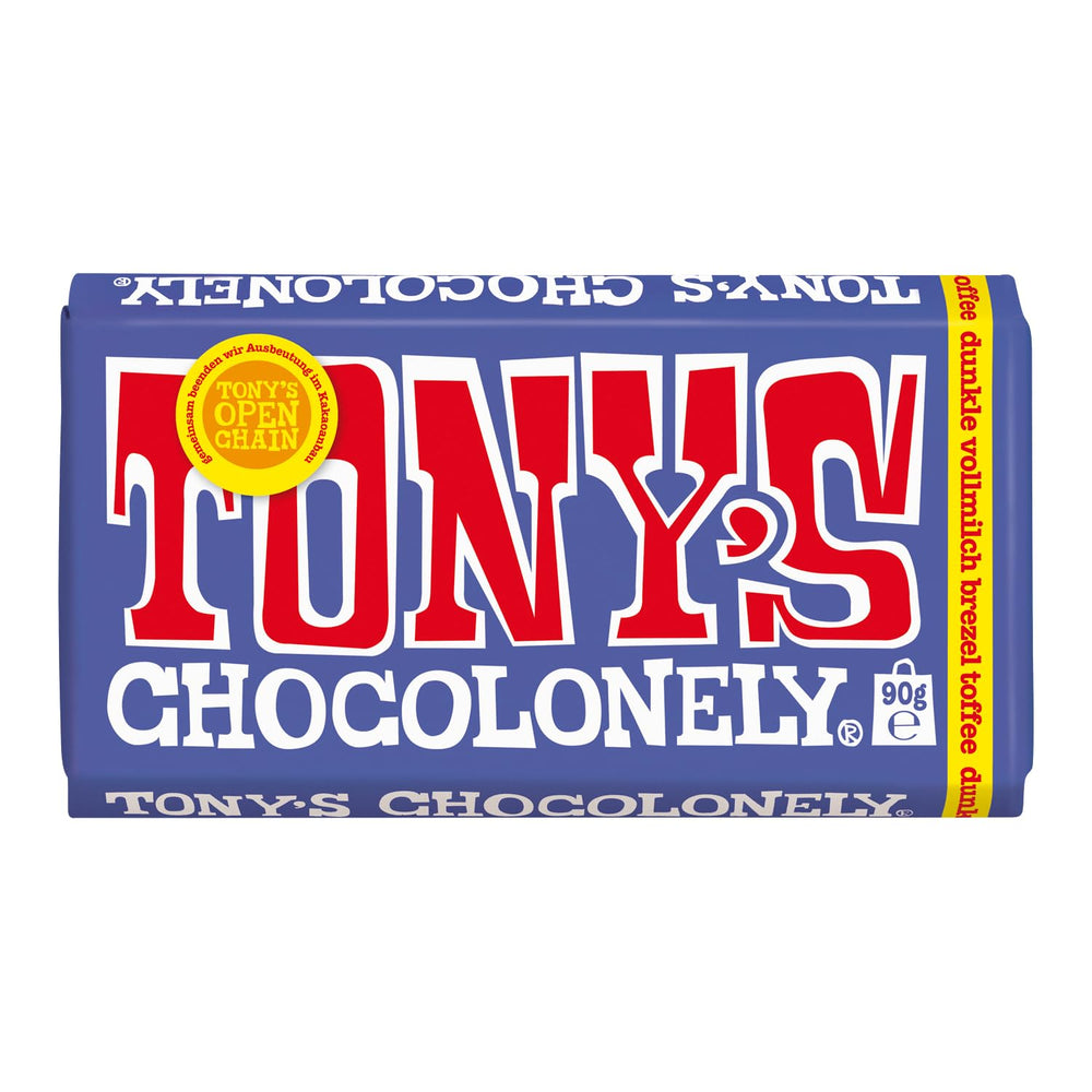 Tony's Chocolonely - Étcsokoládé mandulával és tengeri sóval 90g