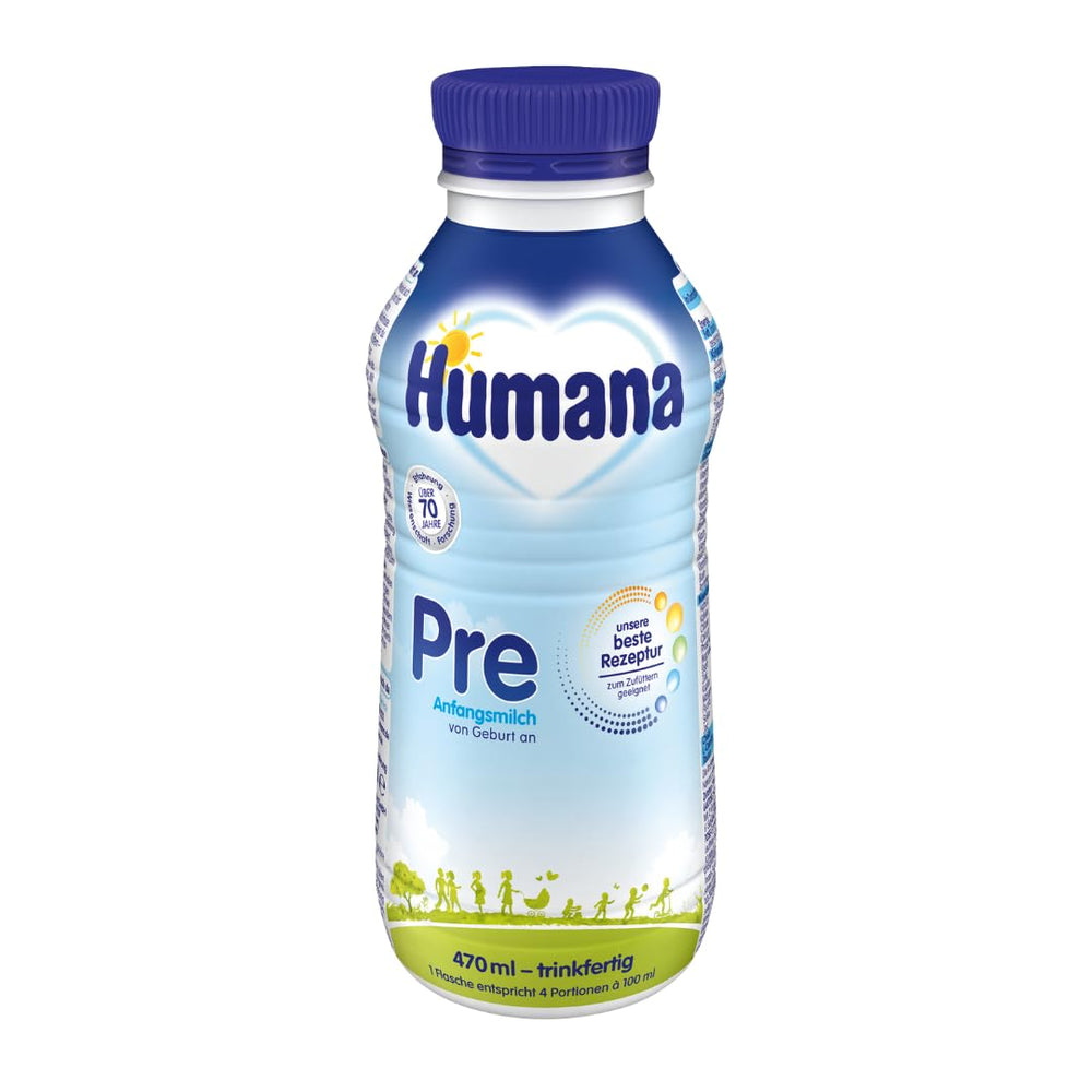 Humana PRE csecsemőtej, fogyasztásra kész, 470 ml-es flakon