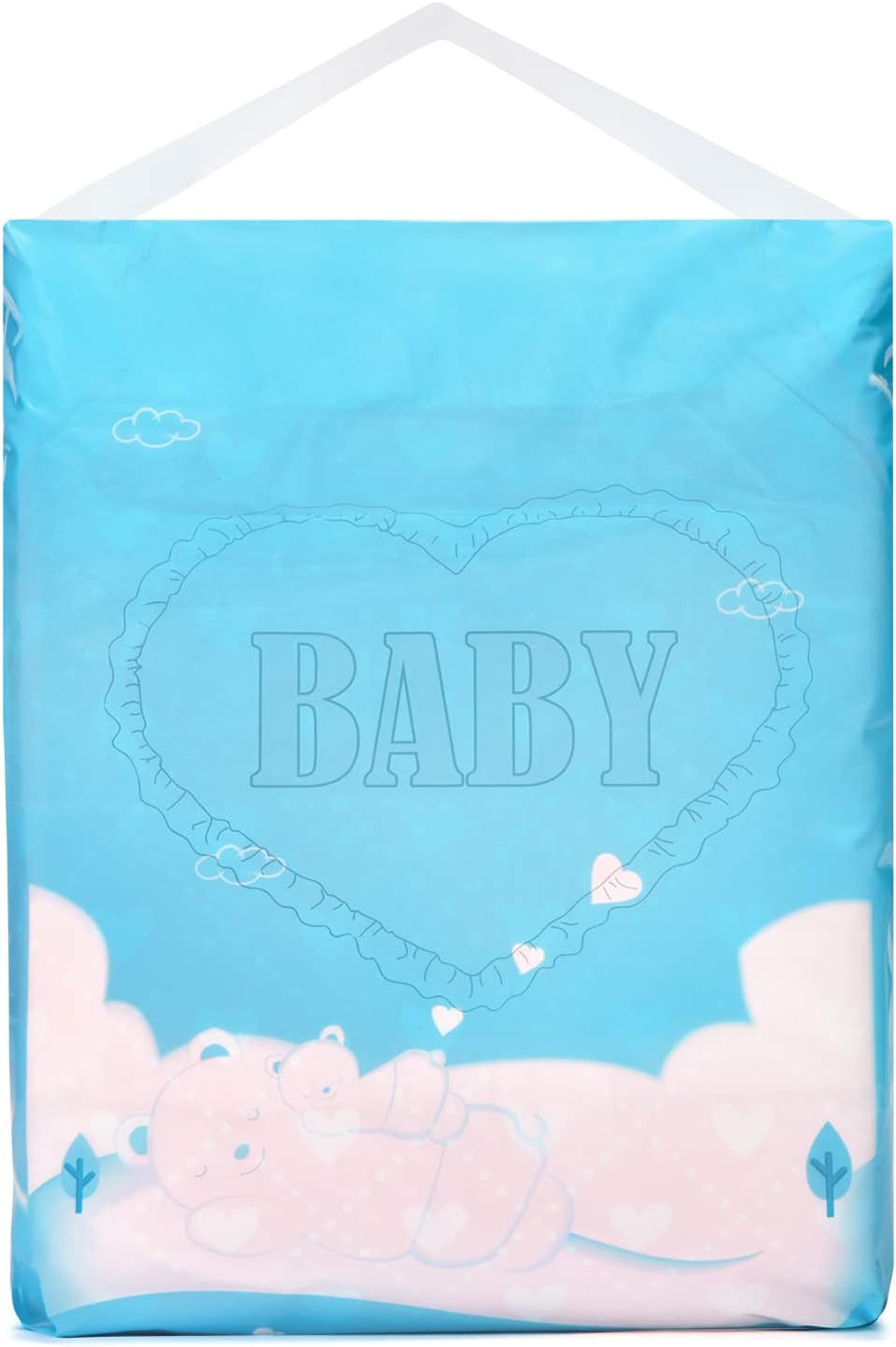 Nyomtatott pelenkák felnőtteknek, 5500-5800 ml, 2 csomag – pirosító baba (M)