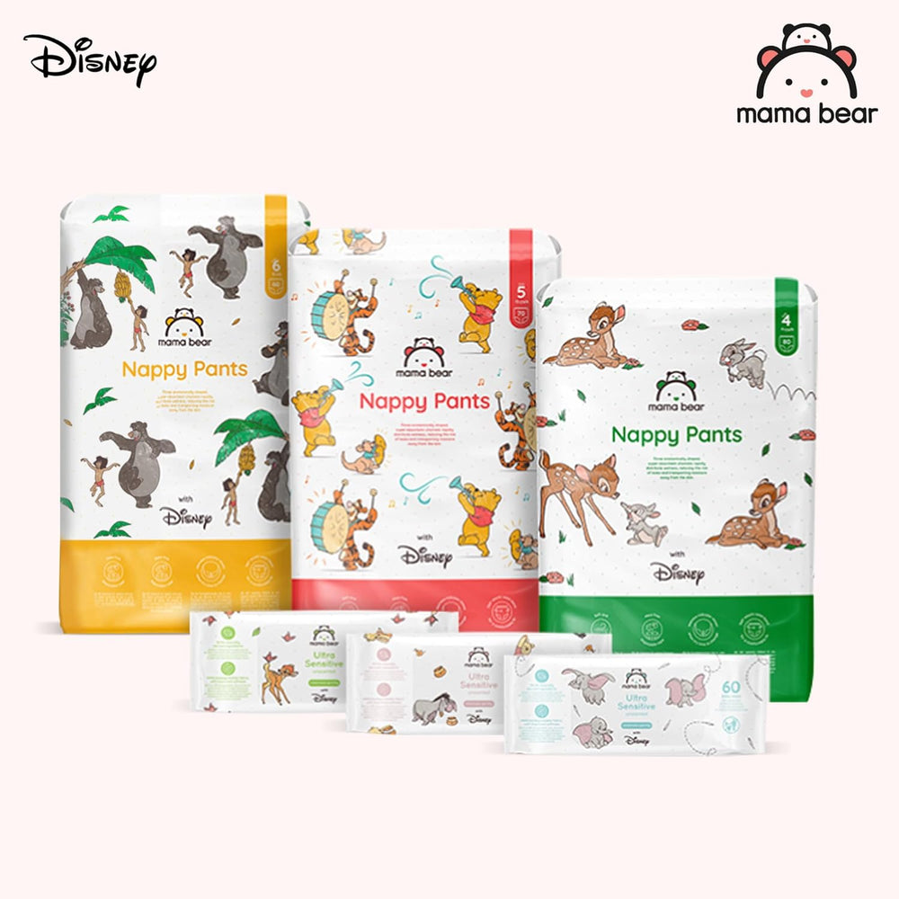 Amazon márka: Mama Bear Disney pelenkák, 5-ös méret (12-17 kg) - Havi doboz, fehér, 140 darab (2 70 darabos csomag)