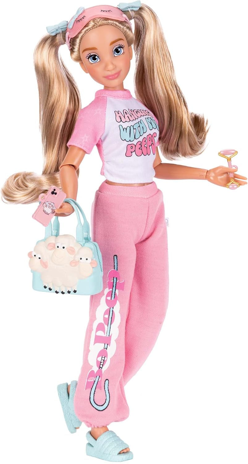 Disney ILY 4ever BO Peep Modepuppe mit Zubehör, 29 cm, 13 Bewegungspunkte, offiziell lizenziert von Jakks Pacific. Komplett mit kombinierbarem Zubehör und glitzerndem Micky-Ring!