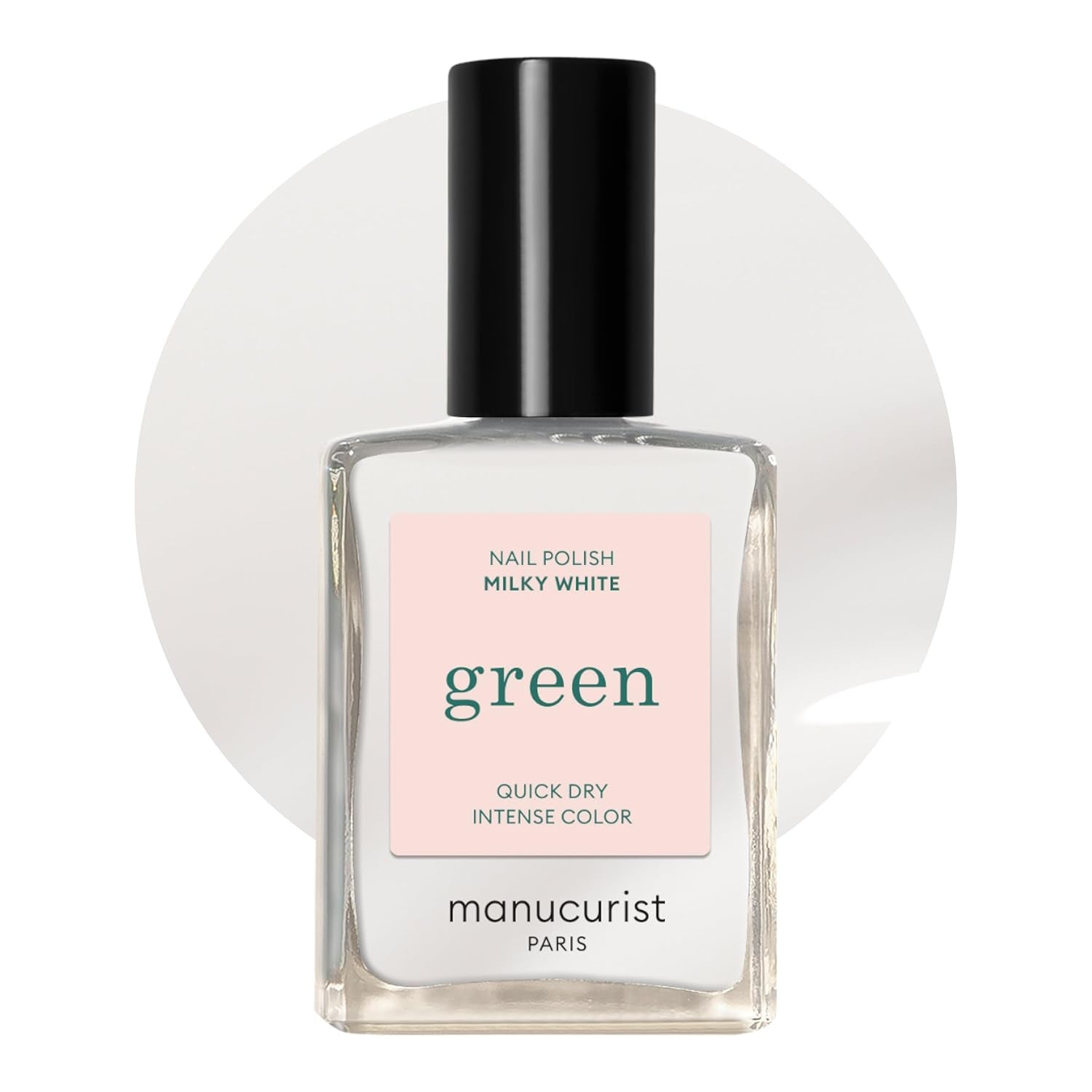 Manucurist Green - Oja Rosy Beige Shell Beige - Oja cu Uscare Rapidă - DIY Nails - Vegană 12-Free - Pe Bază de Plante - Oja - Fabricată în Franța