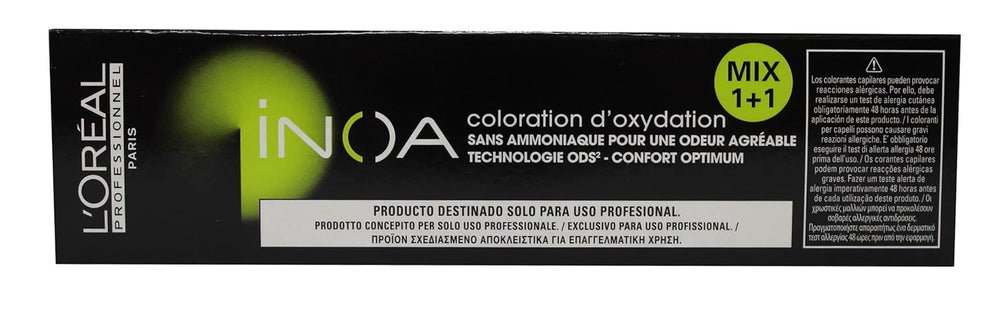L'Oréal Professionnel INOA Colorație oxidativă fără amoniac 4 maro mediu, 1 pachet, (1x 60 ml)