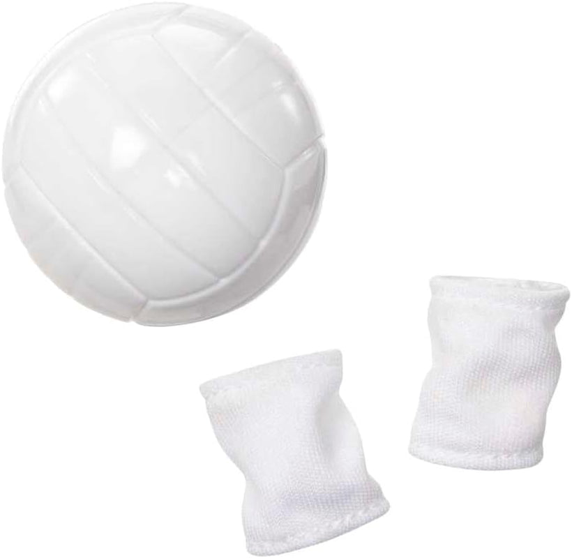 Barbie Made to Move - Volleyballspielerin-Puppe mit Trikot und Ball - 22 Gelenke für realistisches Spiel, inklusive Volleyball und Sportkleidung, HKT72