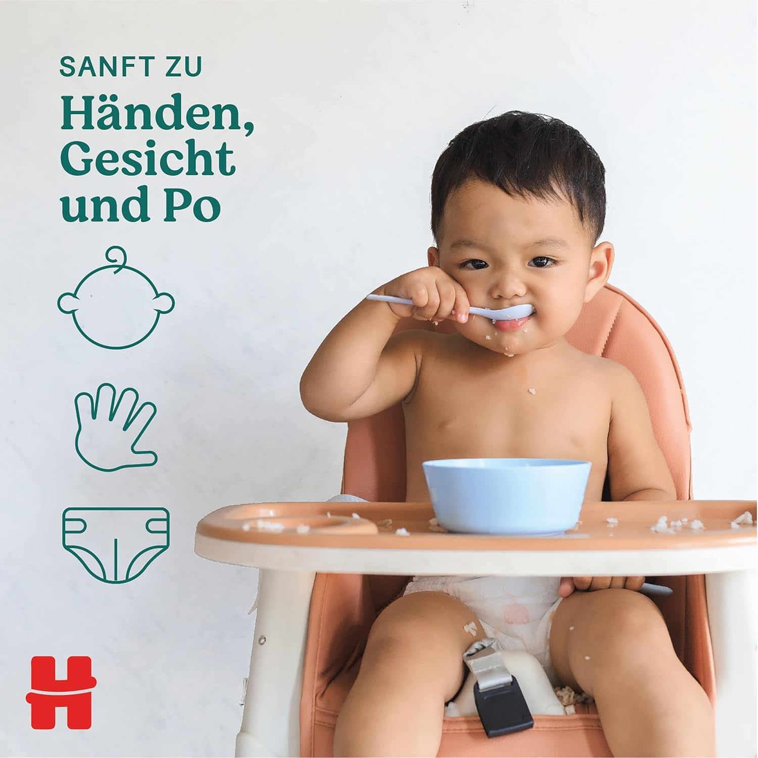 Huggies baba nedves törlőkendők General Clean teljes testre diszkrét Fresh 10 x 56 törlőkendő havi doboz