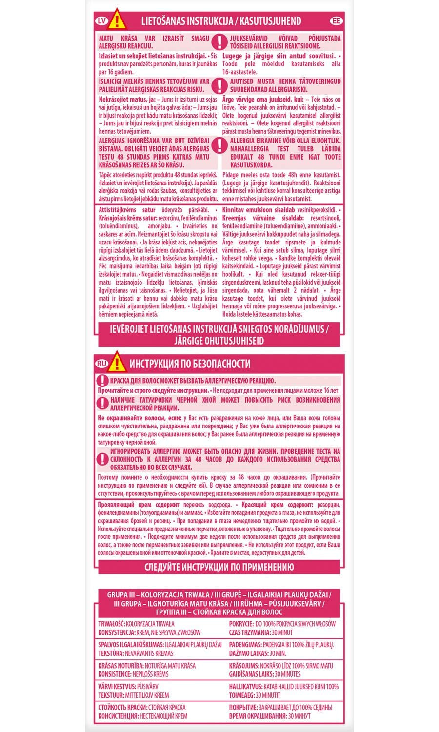 L'Oréal Paris Excellence 6.41 Culoare de păr - Bronz chihlimbar deschis Vopsea pentru par Naty Shop